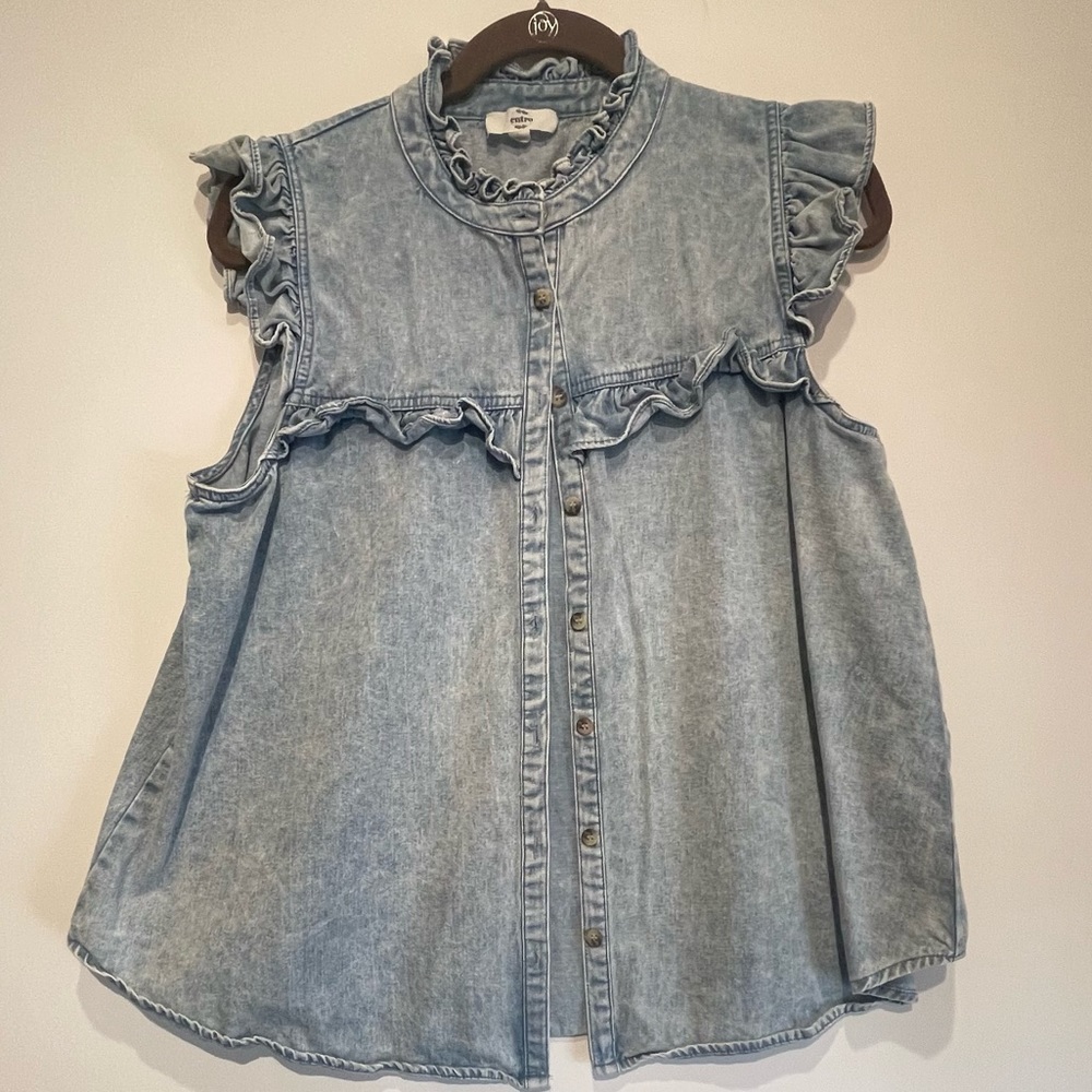 Entro top. Jean. Size L.